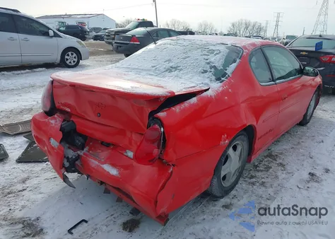 2001 Chevrolet Monte Carlo Ss из США, поврежденный, VIN 2G1WX15K019353070